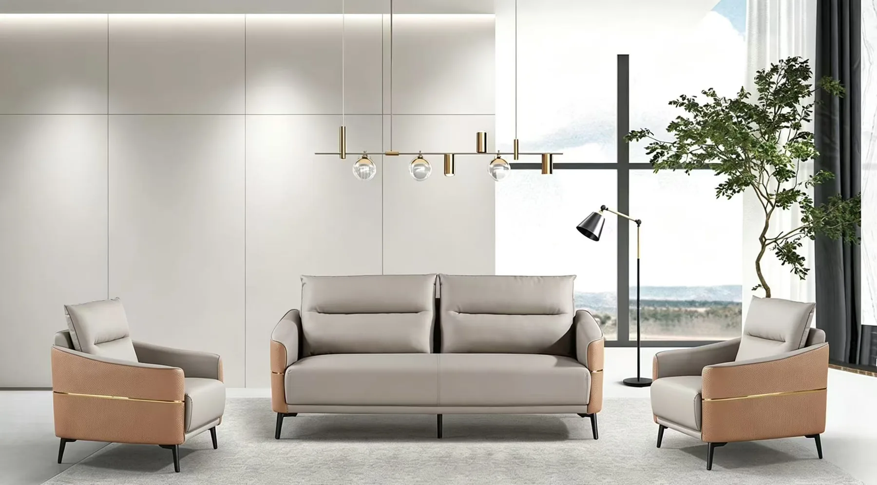 Light grey lounge