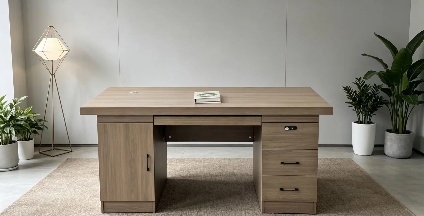 Wood executive desk